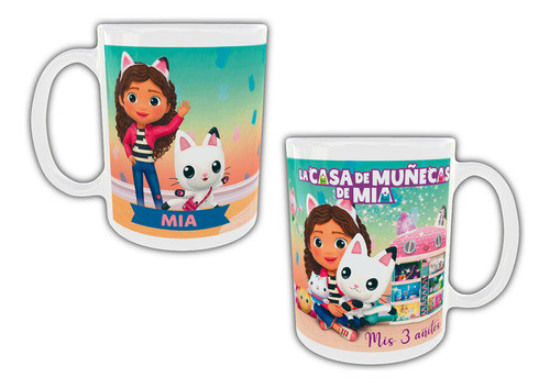 Taza Personalizada La Casa De Muñecas De Gabby X 10 Unidades 0