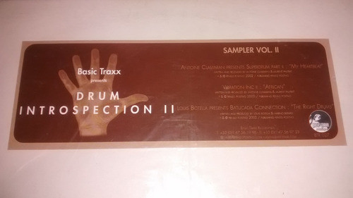 Basic Traxx Drum Introspection Vinilo Maxi Fr 2003 Excelente 1
