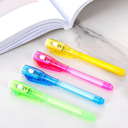 Juego De Espía Para Niños, Bolígrafos Con Luz Uv, 90 Cm 1