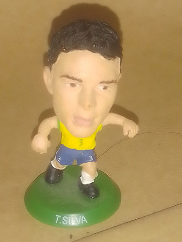 Muñeco Cabezon Soccer Starz Mundial Brasil T Silva 0