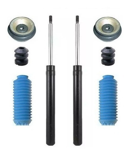 Kit 2 Amortiguador + 2 Cazoleta + Fuelle Y Tope Vw Gol 02/ 0