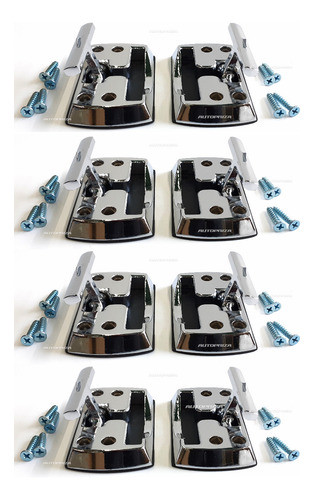 Cornamusas Plegables Cromadas, X 8 Un, P/ Camioneta, Pick Up 1