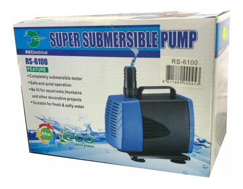 Bomba Rs-6100 Estanques Cascadas Aquaponia Hidroponia Filtro 0