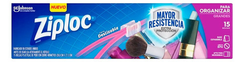 Ziploc Bolsas Cierre Hermético Para Organizar Grandes X15 0