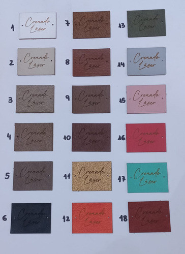 Etiquetas De Ecocuero Personalizadas 0