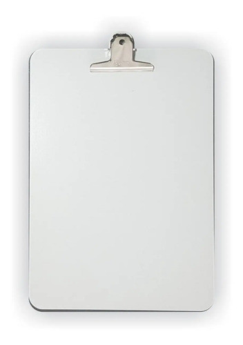 6u Tabla Portablock A4 Fibroplus / Mdf Blanco Aprieta Papel 0