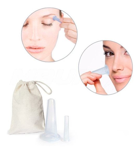 Set Facial Cupping Ventosas De Silicona Para El Rostro Cara 0 Set Facial Cupping Ventosas De Silicona Para El Rostro Cara 0