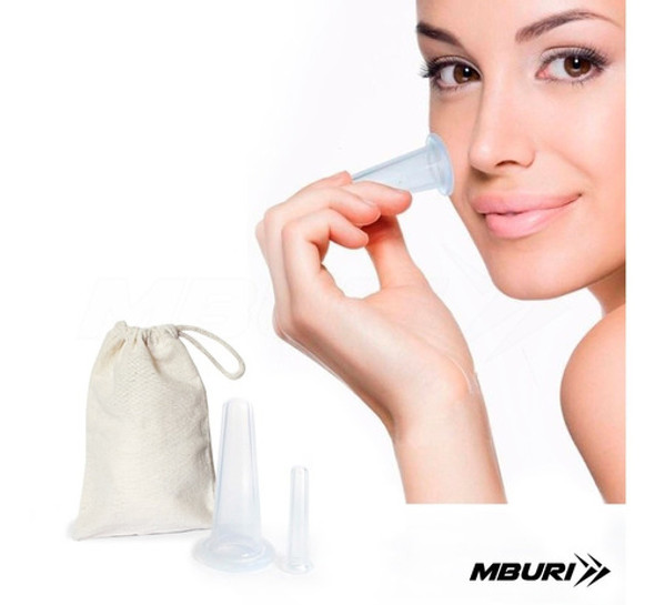 Set Facial Cupping Ventosas De Silicona Para El Rostro Cara 1 Set Facial Cupping Ventosas De Silicona Para El Rostro Cara 1