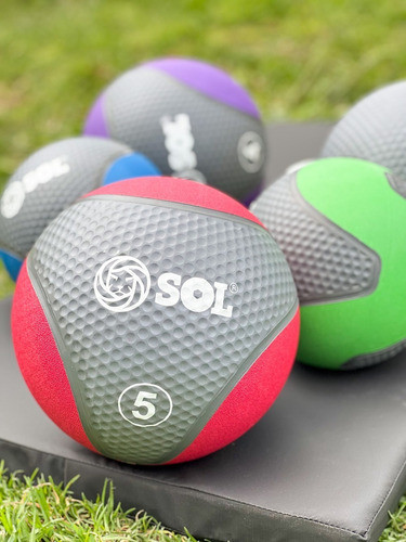 Pelota Con Peso 5 Kg Funcional Medicine Ball Con Pique 1