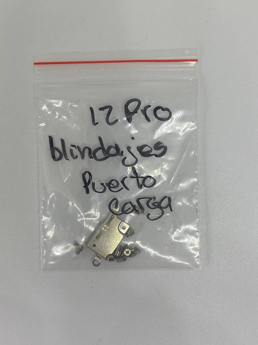 Set Blindajes Puerto Carga C/ Tornillos Para iPhone 12 Pro 1
