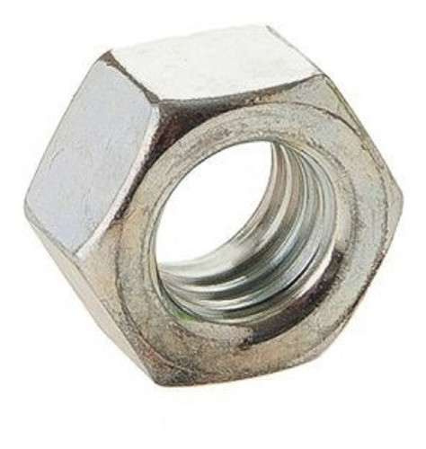 Tuerca Hexagonal Hierro Zincada De 7/16 11mm X 100u 0