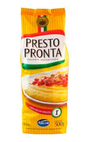 Pack X 6 Unid. Polenta   500 Gr Prestopr. Harinas De Pro 0