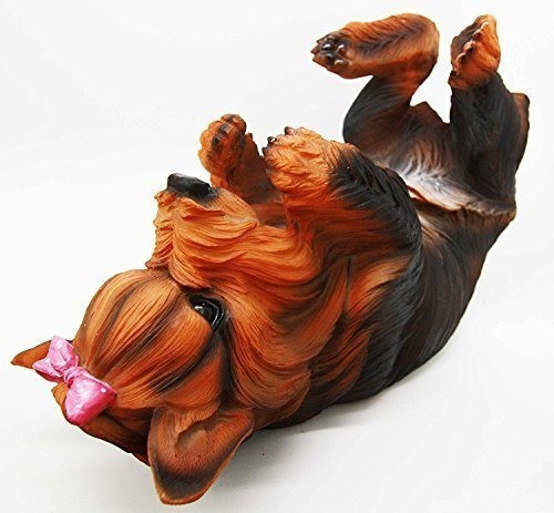 Ebros Kitchen Decor Yorkshire Terrier Yorkie Dog Wine Holder 1