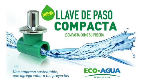 Llave De Paso  Agua 20 Mm Kit X 4 Aprobada 1