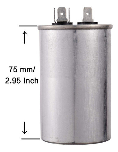 Bojack 25 Uf 370v 450v Ca Cbb65 Motor Y Condensador Redondo 1