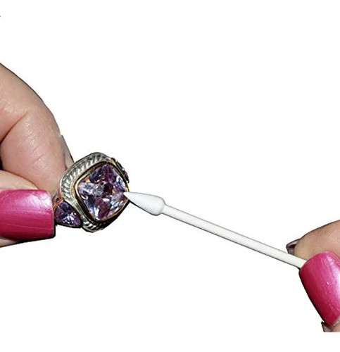 Hisopos De Limpieza Puntiagudos Con Poca Pelusa De Joyeria, 0
