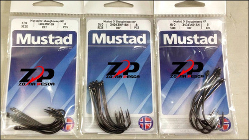 Anzuelo  Mustad Serie 34043 Np-bn  6/0  6uni Pesca Oferta 1
