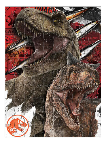Puzzle Rompecabezas Juego De Mesa Jurassic 100 Piezas Niños 0