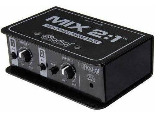 Radial Ingenieria Mix 2 1  Combinador De Audio De Dos Canal 0
