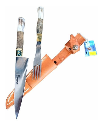 Cuchillo Y Tenedor El Caburé Acero Inoxidable 420 08/122 1