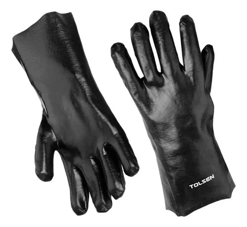 Guantes De Trabajo En Pvc Tolsen 35cm H Y T 0