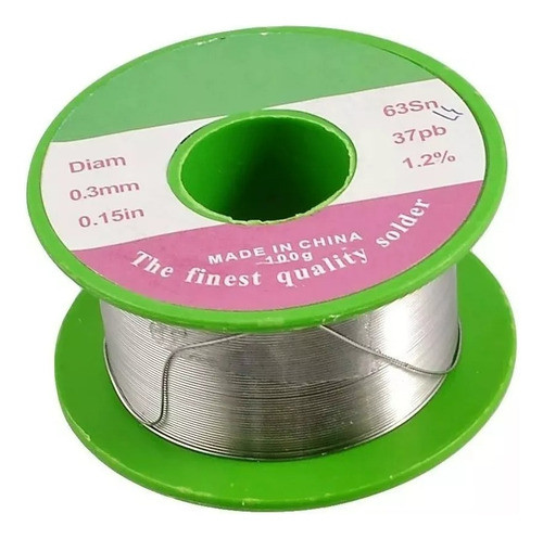 Rollo De Estaño Soldar 0.3mm Flux Plomo Yaxun Soldadura 1