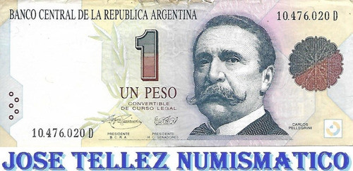 Bottero 3009 $ 1  Peso Convertible Serie D Bueno Palermo 0