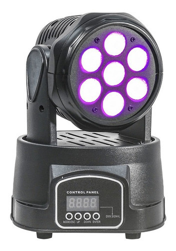 Venetian Vt-m70s Cabezal Movil Wash 4 En 1 7x8 Rgbw Dmx 0