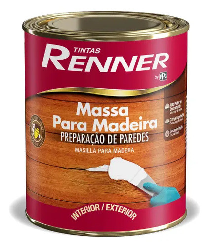 Masilla Para Madera Renner - 900 Ml 0