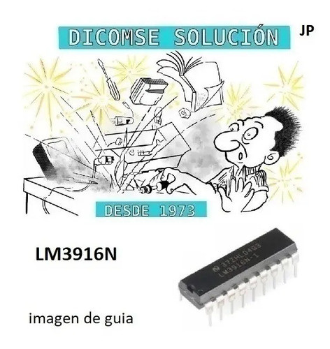 Lm3916n Lm3916 Dot / Bar Display Driver Dil-18 0