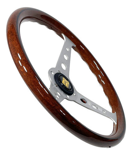 Volante Momo 350mm Silver Spoke 6 Agujeros 1
