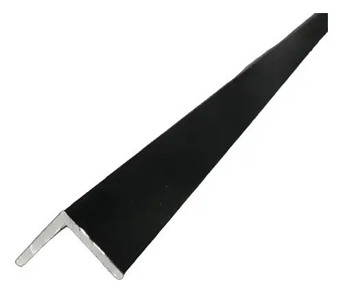 Perfil De Aluminio Angulo 19x19mm Negro Largo X 2 Metros 0