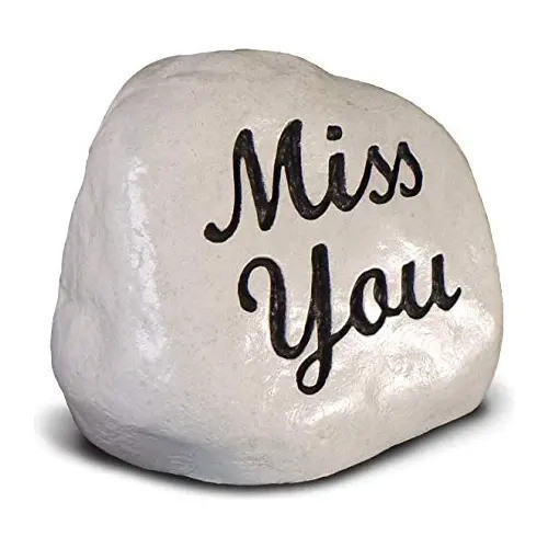 Miss You Grabado Piedra Conmemorativa 0