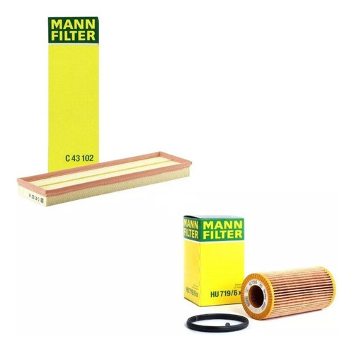 Kit X2 Filtros Mann Volkswagen Vento 2.5 Aire + Aceite 0