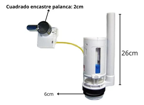 Descarga Inodoro Mochila Para Ferrum Con Palanca Id 1