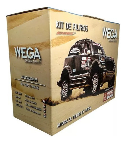 Kit De 4 Filtros Fiat Argo Cronos 1.3 Wega 0