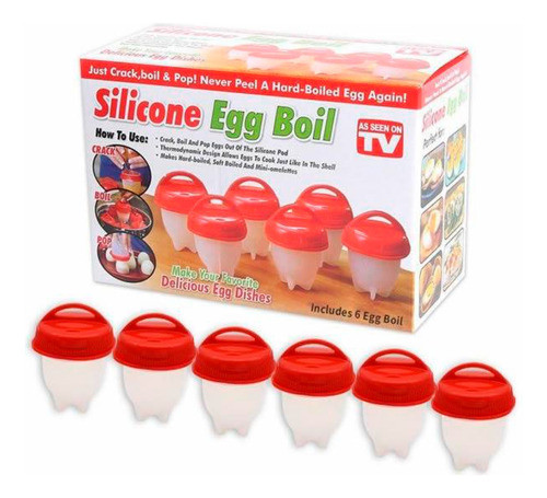 Moldes Silicona Para Huevos X 6 1