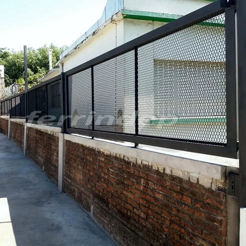 Malla Romboidal Metál Desplegado 18x40mm 70cm X 8mts 2mm 1