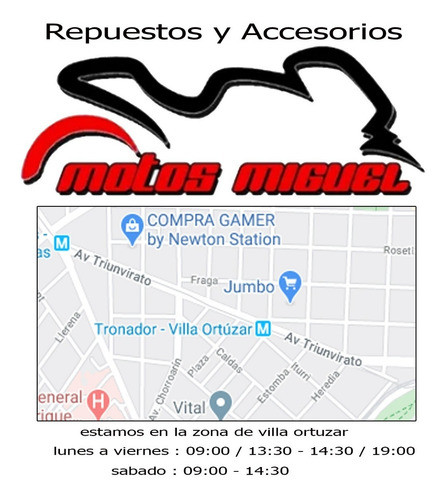Cilindro Completo Motomel Dakar 200 69/17 Motos Miguel 1