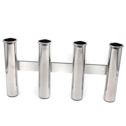 Acero Inoxidable Pulido 316 Rod Holder 4 Rod Rack Fishing Ro 0