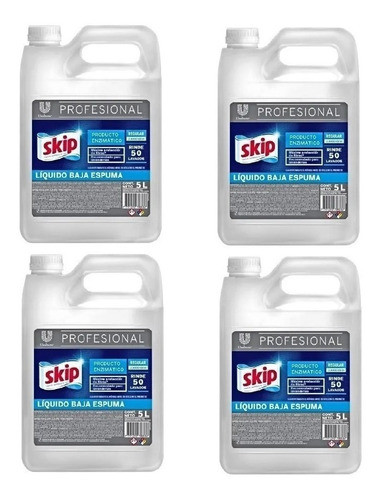 Jabón Skip Líquido 5 Litros Oferta Pack 4 Unidades 1