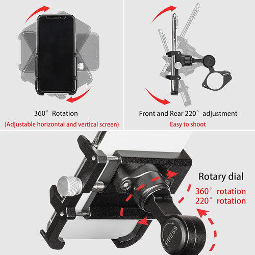 Soporte De Soporte Para Teléfono De Bicicleta Sonzuia, Sopor 1