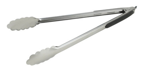 Pinza De Cocina Larga Con Traba Acero Inoxidable 35cm 0