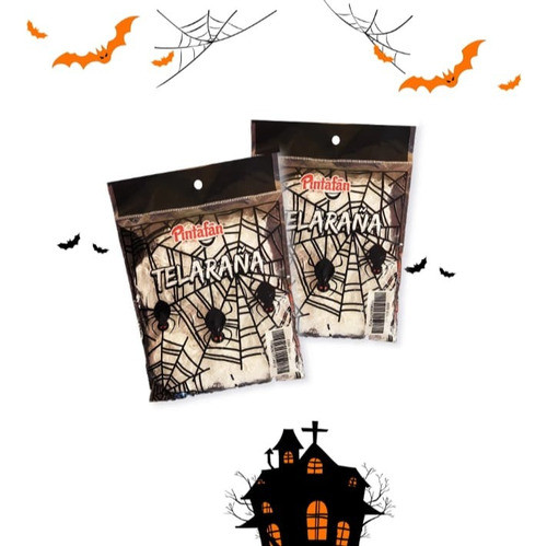 Telaraña Blanca Decoración Halloween 0