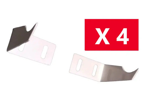 X4 Juegos Pares Mensula Durlock Soporte Radiador Calefaccion 0