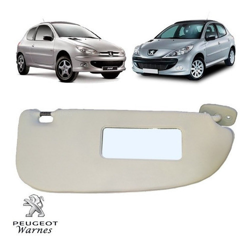 Visera Parasol Derecho De Peugeot 206 0