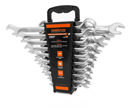 Set Llaves Combinadas Alemanas 20pz Hamilton Jcm20g 0