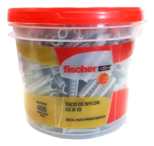 Taco Tarugo Fischer Sx10 Balde X400 Ladrillo Hueco-macizo Rp 0