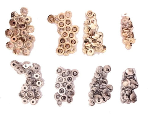 Broche Suizo 40/10 20 Níquel Y 20 Dorado Ropa Marroquinería 0