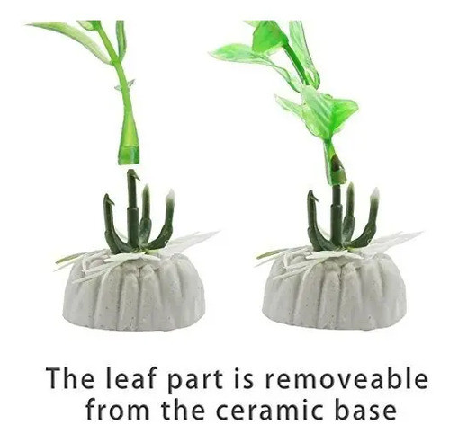 Comsun 10 Pack Plantas De Acuario Artificiales Tamaño Peque 1